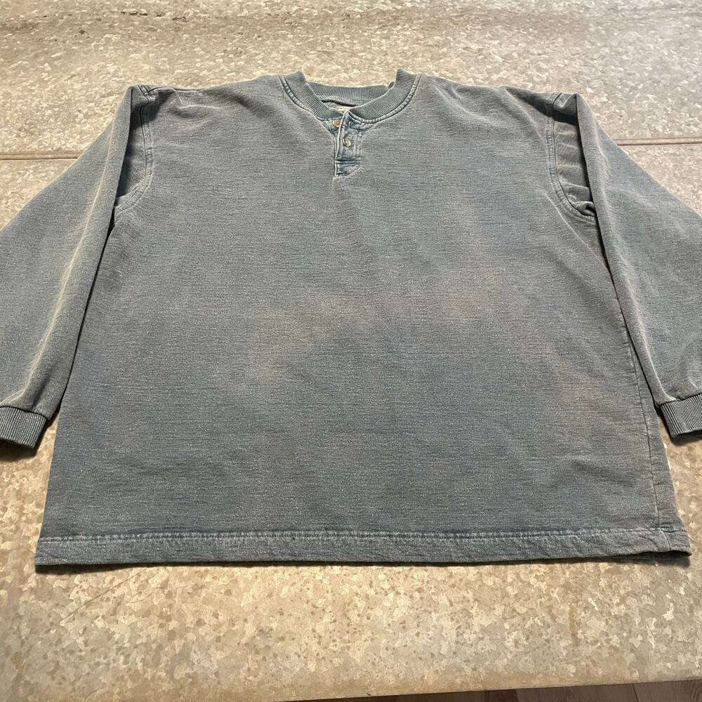 Vintage McIntosh & Seymour Henley Sweatshirt XXL USA Soccer Rugby Gear Faded 90s